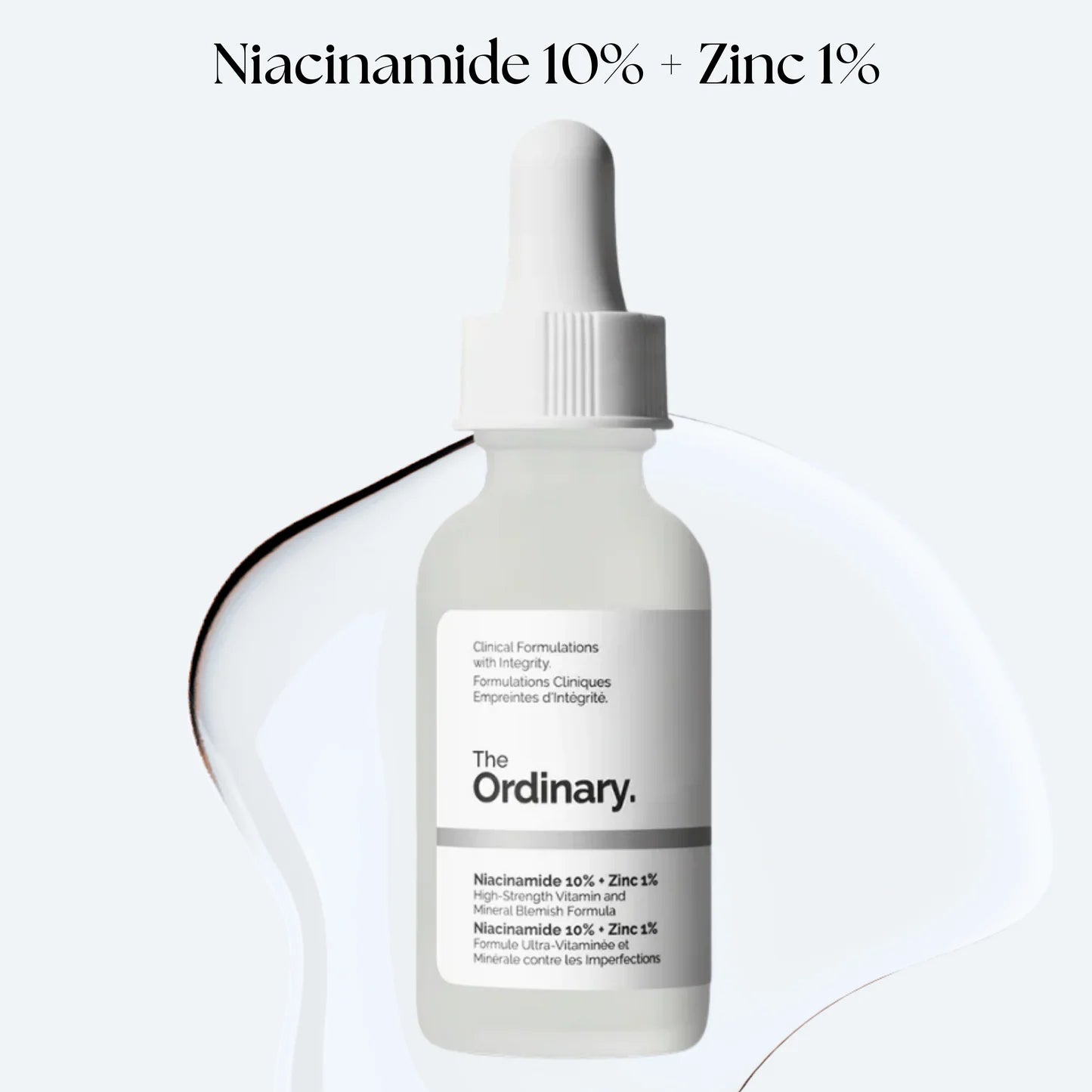 THE ORDINARY Niacinamida 10% + Zinc – Regula la grasa en zona T y reduce poros