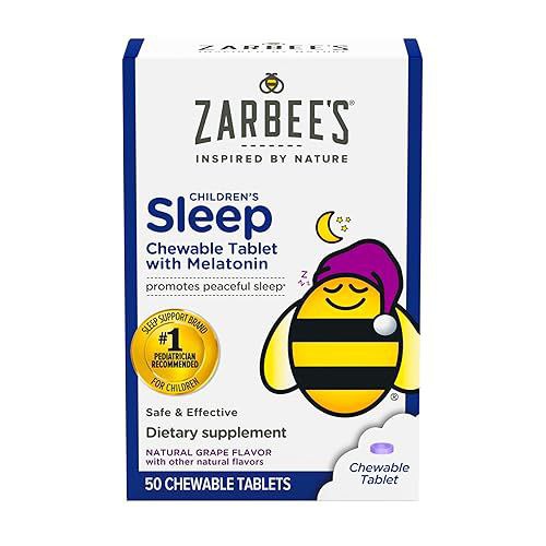 tabletas masticables zarbee's kids melatonina para dormir