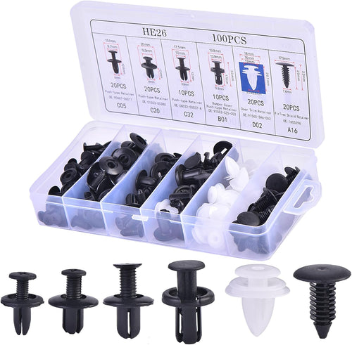 100 clips de sujeción para coche