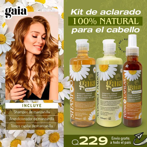✨ Kit Aclarador Natural de Manzanilla y Caléndula 🌼