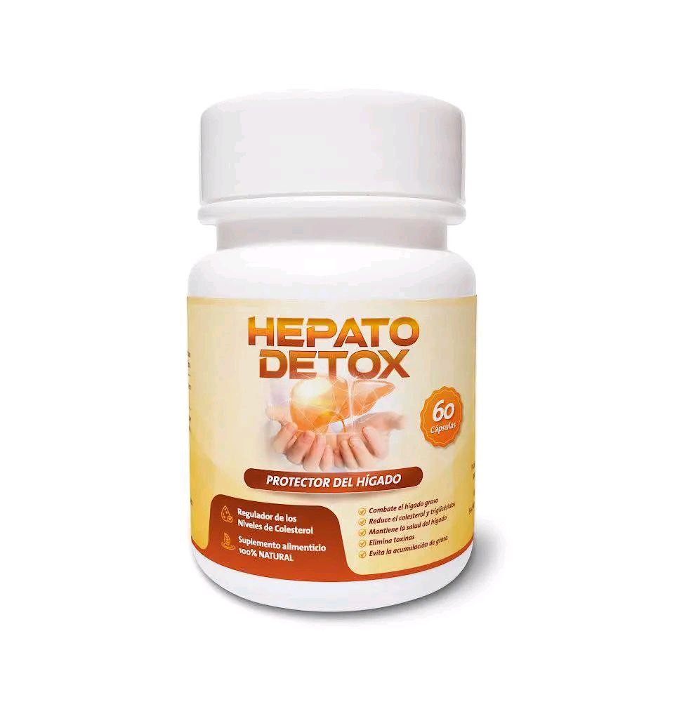 Hepato Detox – Suplemento Natural para Proteger y Desintoxicar el Hígado (60 Cápsulas)